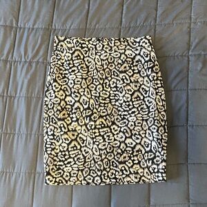 Ann Taylor Leopard-print skirt
